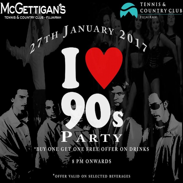 I Love 90's Party